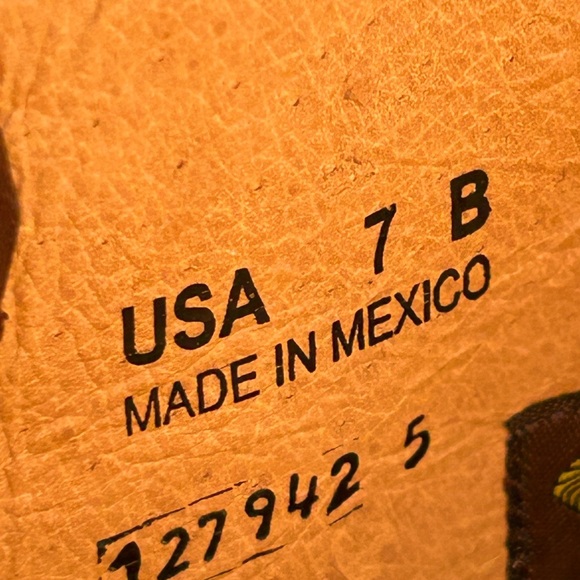 NWT Women's J.B. Dillon western Boots Size 7B Goat Leather JBW2303 distressed. - Picture 5 of 12